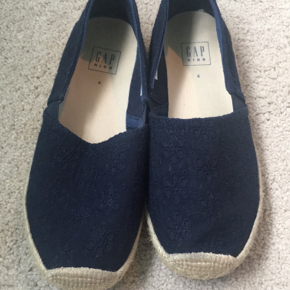 Slide on gap kids boat shoes